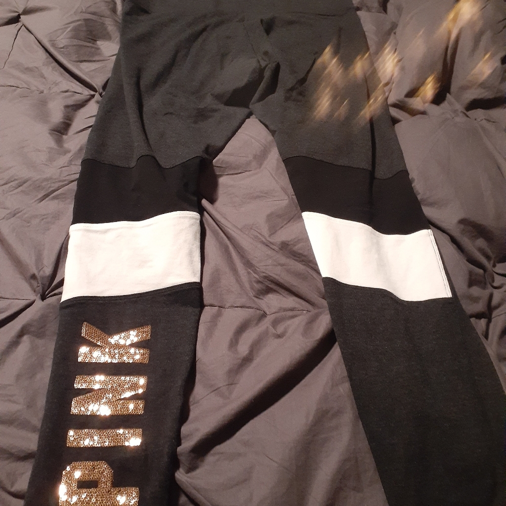 Pink leggings large